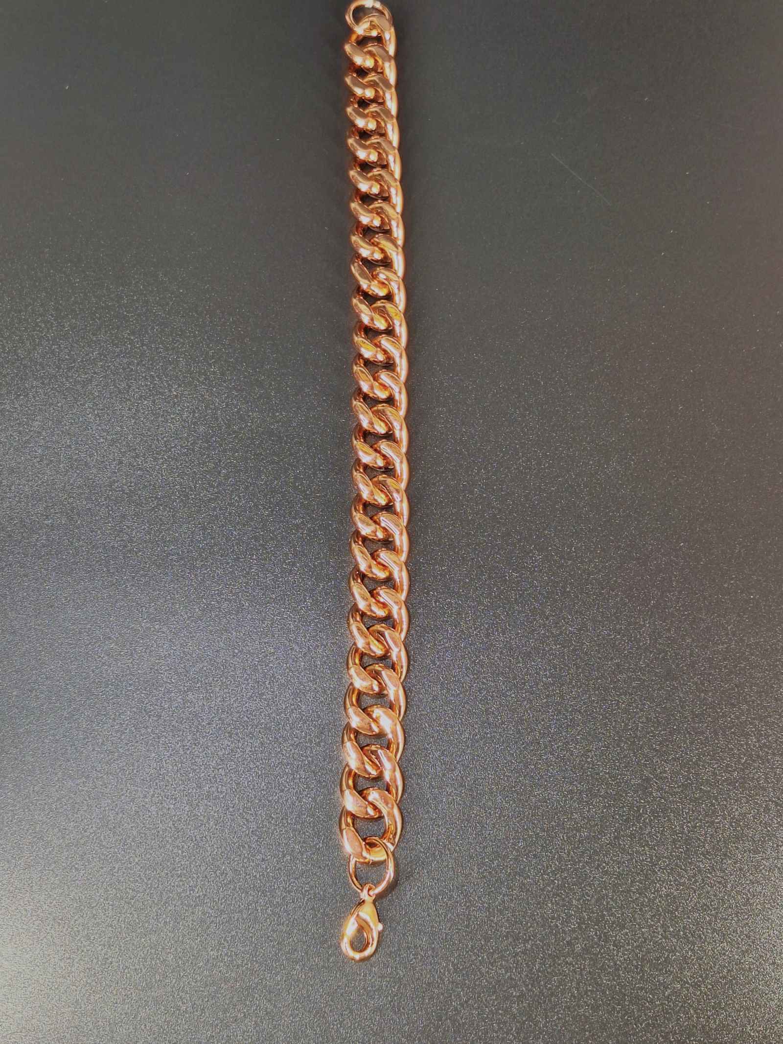 Copper Bracelet 8.5 inches long non magnetic Grounded Lifestyles Products