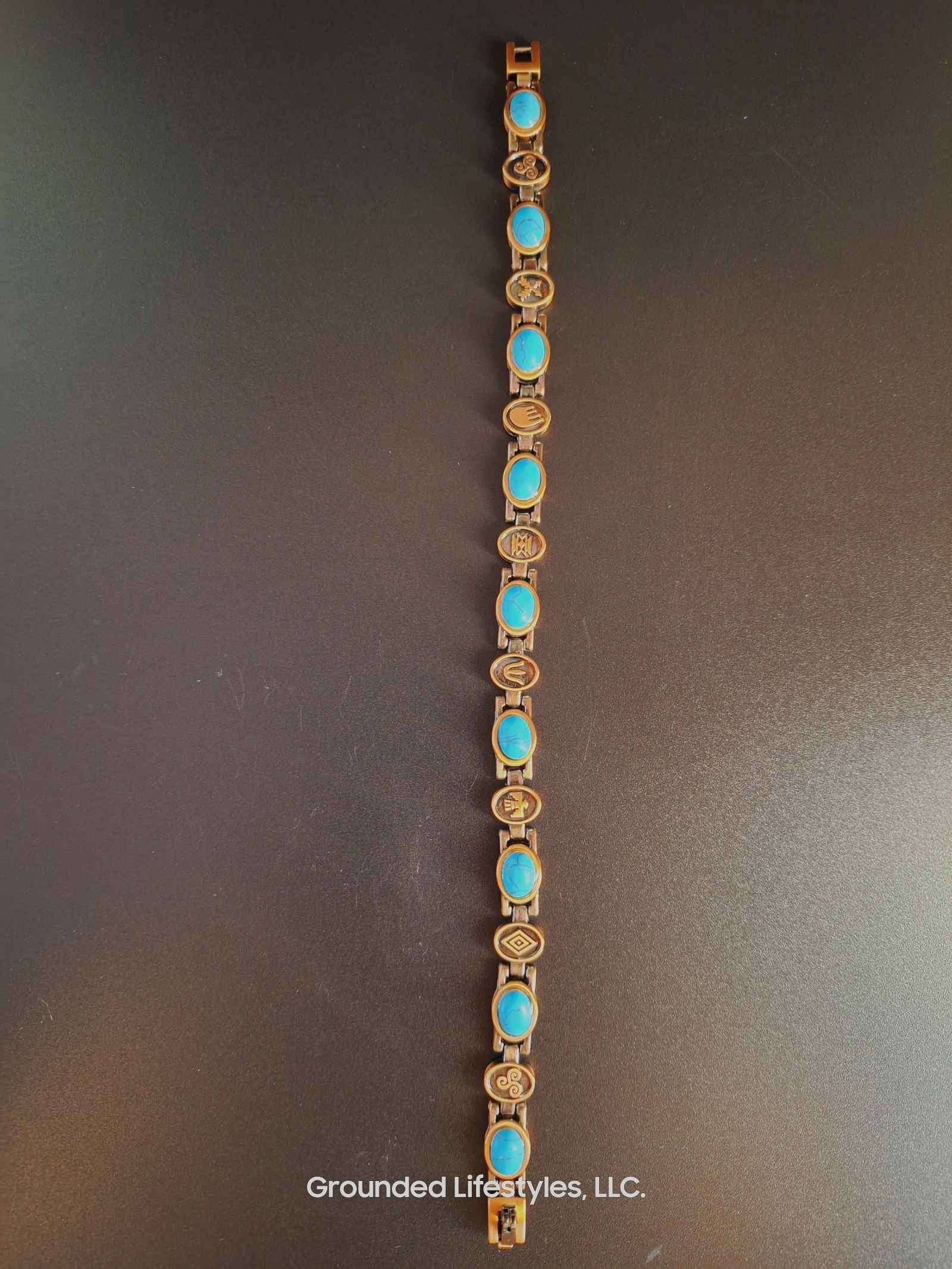 Copper Howlite Magnetic Bracelet