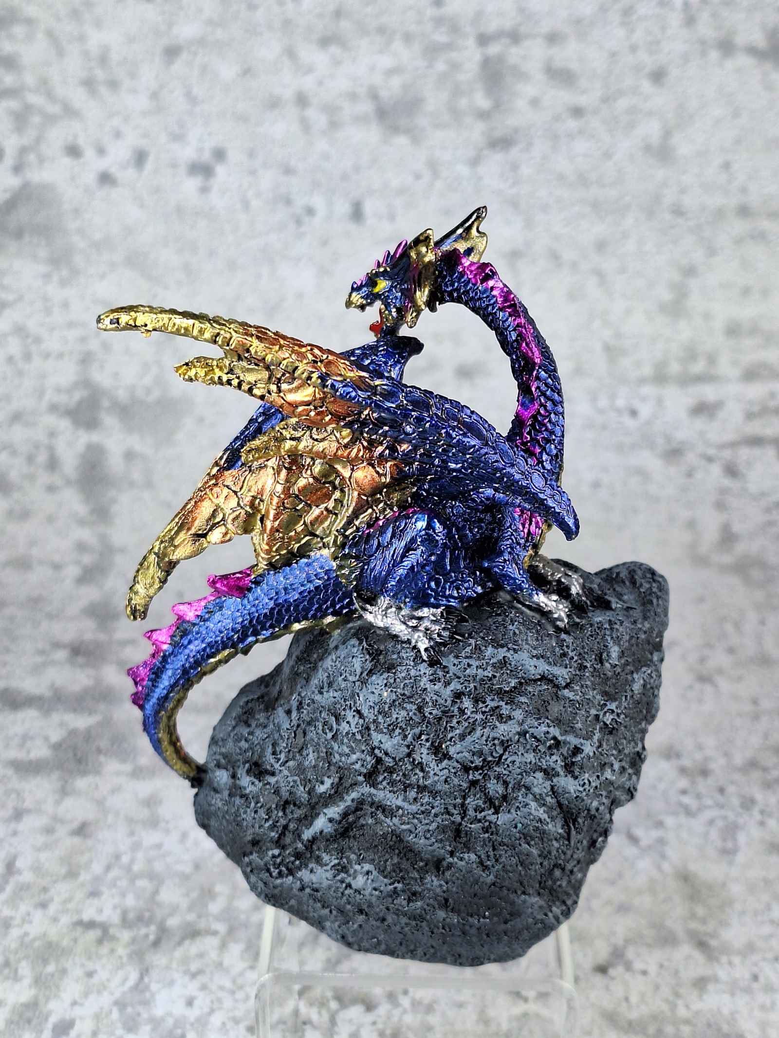 Dragon Sitting on Geode Grounded Lifestyles products